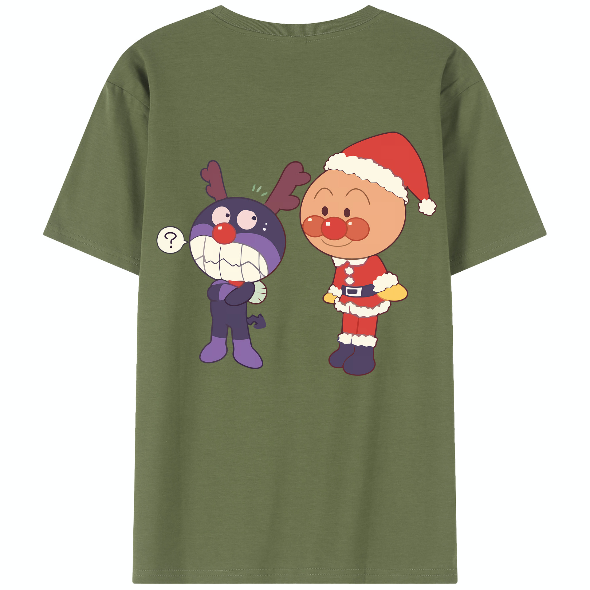 （画像用） アンパンマン Anpanman 綿100％半袖Tシャツ（背面プリント）